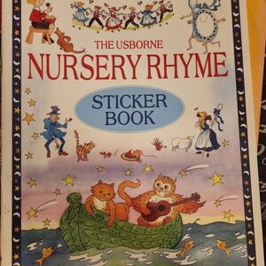 The Usborne Nursery Rhyme Sticker Book Children's Activity Book